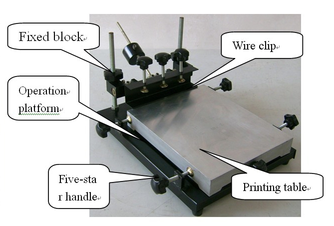 간단한 수동 용접 금형 프린터 